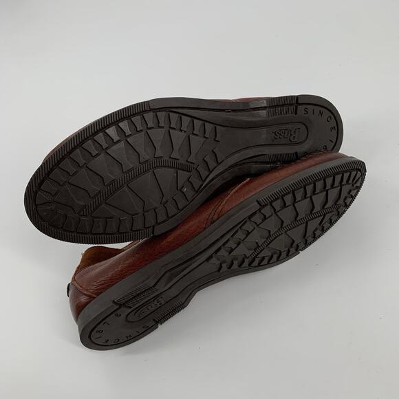 G.H. Bass Leather Shootie Ankle Boots Size 6.5 M Womens Brown Outdoor Oxford - Picture 6 of 9